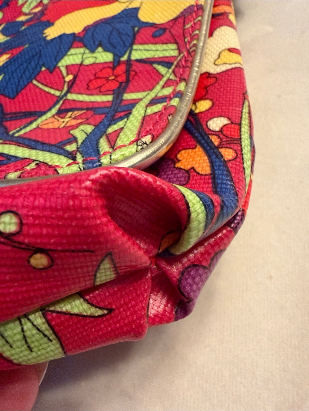 EUC! SakRoots Floral Print Multicolor Crossbody Bag/Multiway - Picture 4 of 16